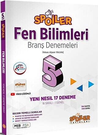 5. Sınıf Fen Bilimleri Branş Denemeleri - 1