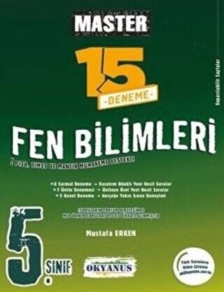 5. Sınıf Fen Bilimleri Master 15 Deneme - 1