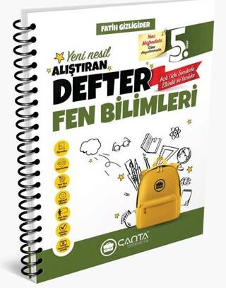 5. Sınıf Fen Bilimleri Okula Yardımcı Alıştıran Defter - 1