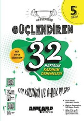 5. Sınıf Güçlendiren 32 Haftalık Din Kültürü ve Ahlak Bilgisi Kazanım Denemeleri - 1