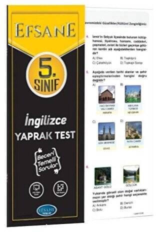 5. Sınıf İngilizce Yaprak Test - 1