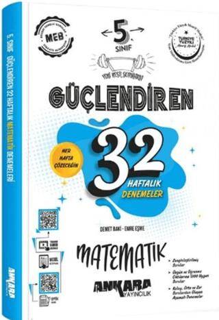 5. Sınıf Matematik Güçlendiren 32 Haftalık Denemeleri - 1