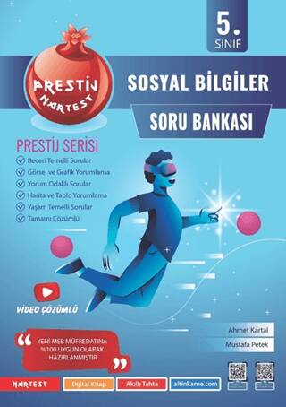 5. Sınıf Prestij Sosyal Bilgiler Soru Bankası - 1