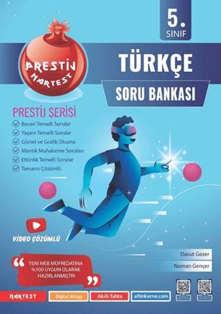 5. Sınıf Prestij Türkçe Soru Bankası - 1