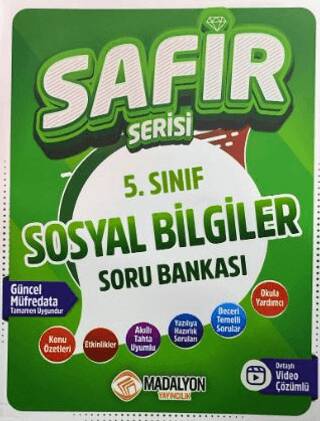 5. Sınıf Safir Serisi Sosyal Bilgiler Soru Bankası - 1