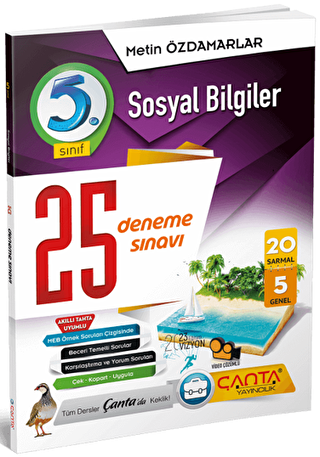 5. Sınıf Sosyal Bilgiler 25 Deneme Sınavı - 1