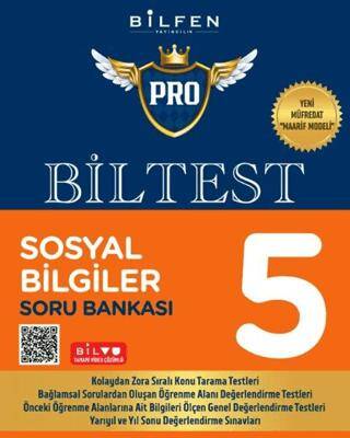 5. Sınıf Sosyal Bilgiler Biltest Pro Soru Bankası - 1