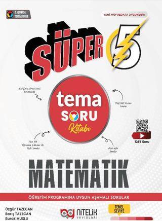 5. Sınıf Süper Matematik Tema Soru Kitabı - 1