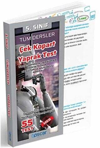 5. Sınıf Tüm Dersler Çek Kopart Yaprak Test - 1