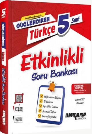 5. Sınıf Türkçe Güçlendiren Etkinlikli Soru Bankası - 1