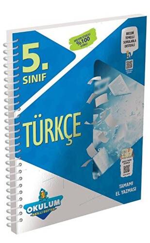 5. Sınıf Türkçe Okulum Akıllı Defter - 1