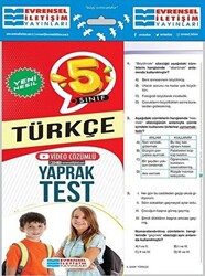 5. Sınıf Türkçe Yaprak Test - 1