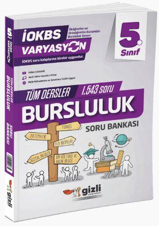 5. Sınıf Varyasyon Tüm Dersler Bursluluk Soru Bankası - 1