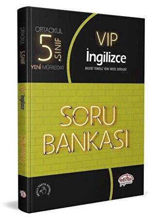 5. Sınıf VIP İngilizce Soru Bankası - 1