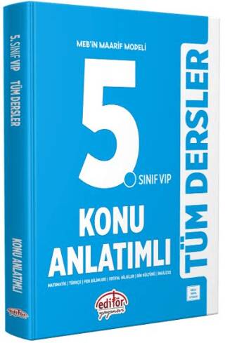 5. Sınıf VIP Tüm Dersler Konu Anlatımlı - 1