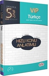 5. Sınıf VIP Türkçe Hızlı Konu Anlatımlı - 1