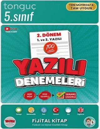 5. Sınıf Yazılı Denemeleri 2. Dönem 1 ve 2. Yazılı - 1