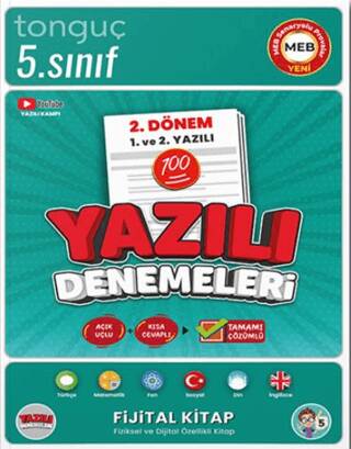 5. Sınıf Yazılı Denemeleri 2. Dönem 1 ve 2. Yazılı - 1