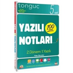 5. Sınıf Yazılı Notları 2. Dönem 1. Yazılı - 1