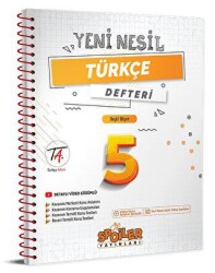 5. Sınıf Yeni Nesil Türkçe Defteri - 1