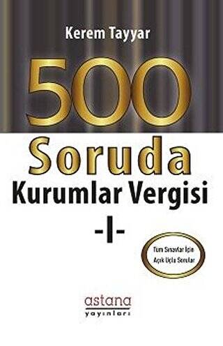 500 Soruda Kurumlar Vergisi 1 - 1