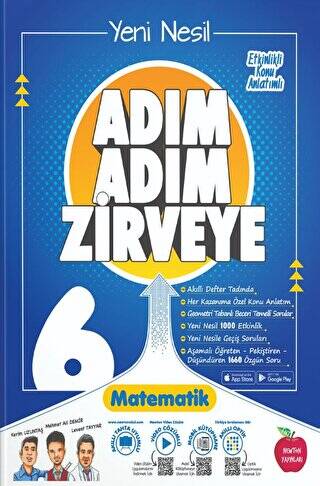 6. Sınıf Adım Adım Zirveye Matematik Soru Bankası - 1