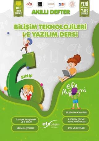 6. Sınıf Bilişim Teknolojileri ve Yazılım Dersi Akıllı Defter - 1