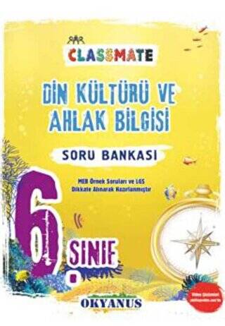 6. Sınıf Classmate Din Kültürü ve Ahlak Bilgisi Soru Bankası - 1