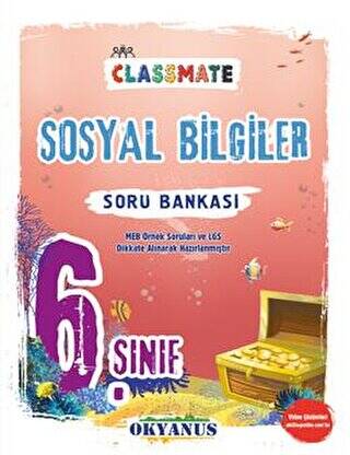 6. Sınıf Classmate Sosyal Bilgiler Soru Bankası - 1