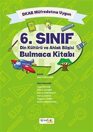 6. Sınıf Din Kültürü ve Ahlak Bilgisi Bulmaca Kitabı - 1