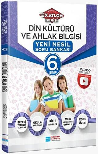 6. Sınıf Exatlon Serisi Din Kültürü ve Ahlak Bilgisi Yeni Nesil Soru Bankası - 1