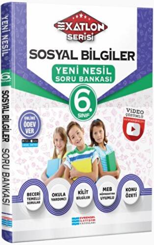 6. Sınıf Exatlon Serisi Sosyal Bilgiler Yeni Nesil Soru Bankası - 1