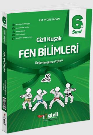 6. Sınıf Fen Bilimleri Gizli Kuşak Değerlendirme Föyleri - 1