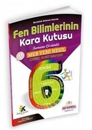 6. Sınıf Fen Bilimlerinin Kara Kutusu Çıkmış Sorular Soru Bankası Çözümlü - 1