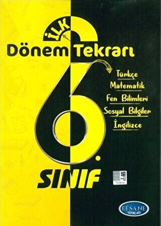 6. Sınıf İlk Dönem Tekrarı Tatil Kitabı - 1