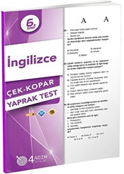 6. Sınıf İngilizce Çek Kopar Yaprak Test - 1