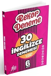 6. Sınıf İngilizce Rekor Deneme - 1