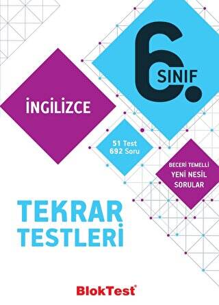 6. Sınıf İngilizce Tekrar Testleri - 1