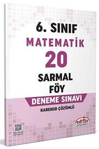 6. Sınıf Matematik 20 Sarmal Föy Deneme Sınavı - 1