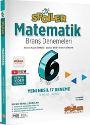 6. Sınıf Matematik Branş Denemeleri - 1