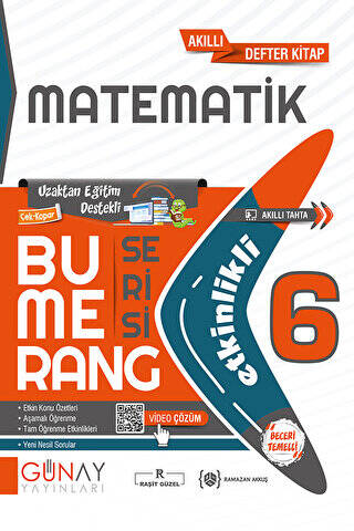 6. Sınıf Matematik Bumerang Soru Bankası - 1