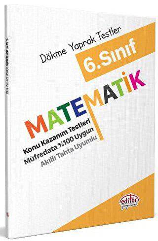 6. Sınıf Matematik Dökme Yaprak Testler - 1