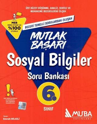 6. Sınıf Mutlak Başarı Sosyal Bilgiler Soru Bankası - 1