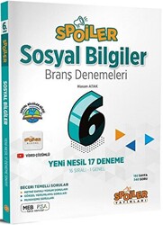 6. Sınıf Sosyal Bilgiler Branş Denemeleri - 1