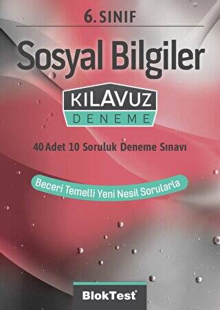 6. Sınıf Sosyal Bilgiler Kılavuz Deneme - 1