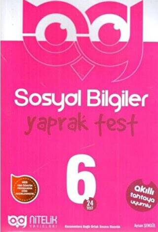 6. Sınıf Sosyal Bilgiler Yaprak Testleri - 1