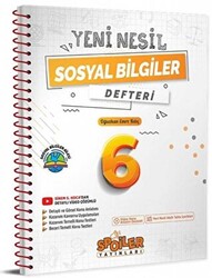 6. Sınıf Sosyal Bilgiler Yeni Nesil Defter - 1