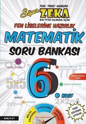 6. Sınıf Süper Zeka Fen Liselerine Hazırlık Matematik Soru Bankası Nartest Yayınları - 1