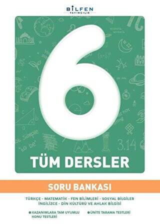 6. Sınıf Tüm Dersler Soru Bankası - 1