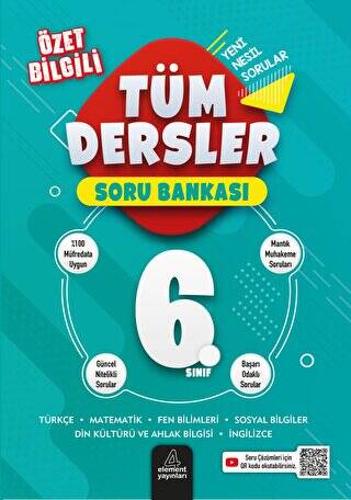 6. Sınıf Tüm Dersler Soru Bankası - 1